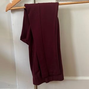 Burgundy women’s dress pants